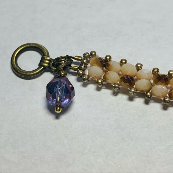 ***SOLD*** 4-Piece Artisan Hand Crafted Bracelets & Earrings Set Glass Beads - Picture 6 of 17